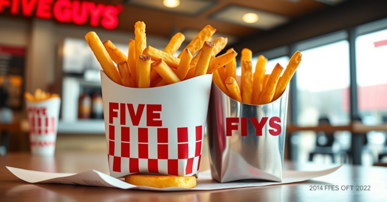 Five Guys Fries Menu With Prices For 2026