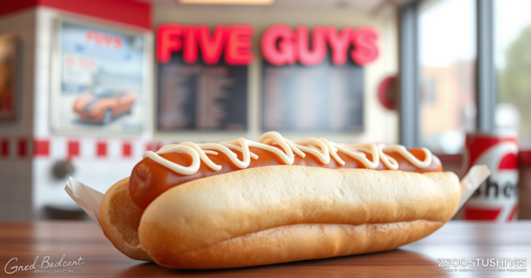 Five Guys Hot Dogs Menu With Prices For 2026