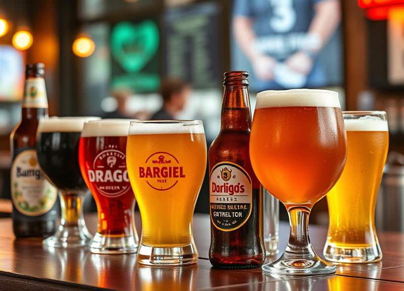 Are there any local craft beers on the menu?