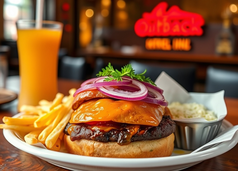 Are there vegetarian options on the Outback Lunch Menu?